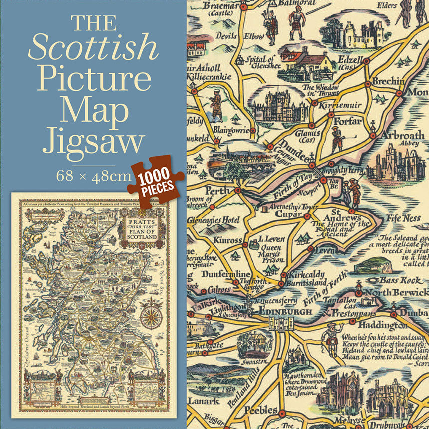 Scottish Picture Map Puzzle