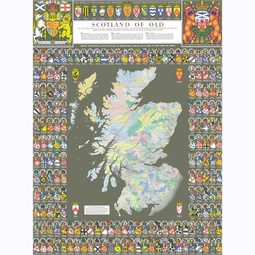 Scotland of Old Clan Map Puzzle