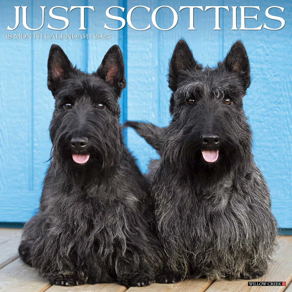 Just Scotties 2025 Calendar for saleScottish Gourmet USA