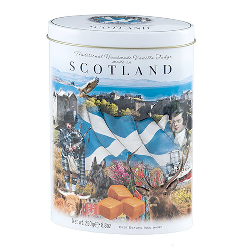 SALE Iconic Scotland Vanilla Fudge Tin 8.8 oz.