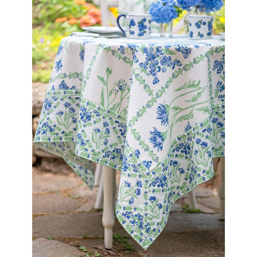 April Cornell Thistle Tablecloth 54x54
