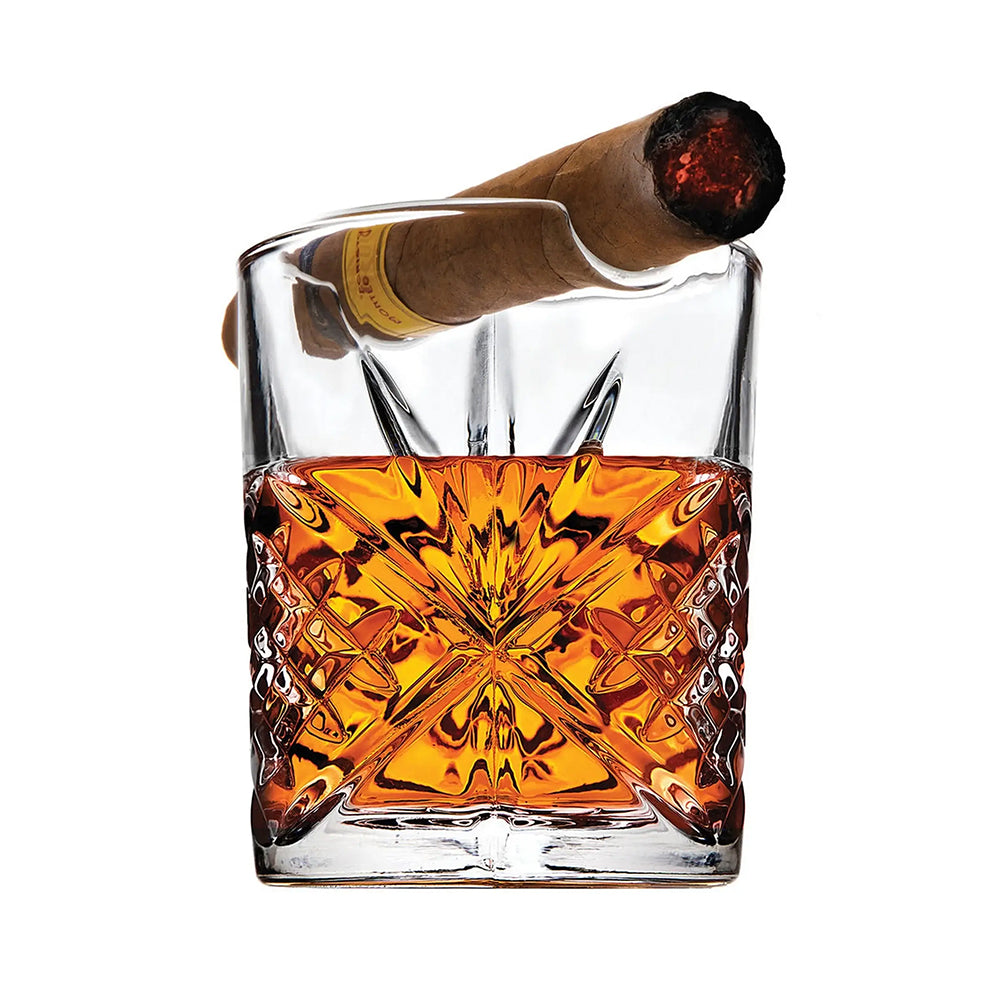 Cigar Holder Whisky Glass