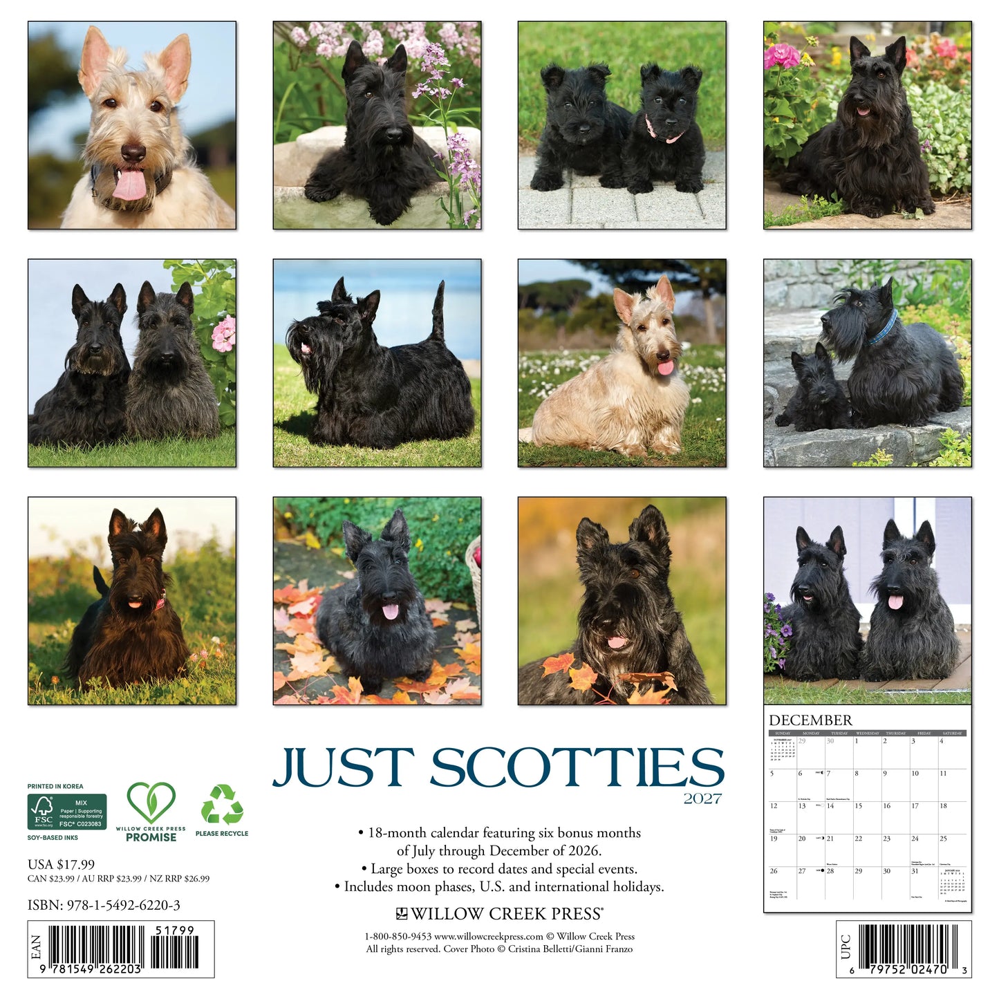 
                  
                    Just Scotties 2027 Calendar
                  
                