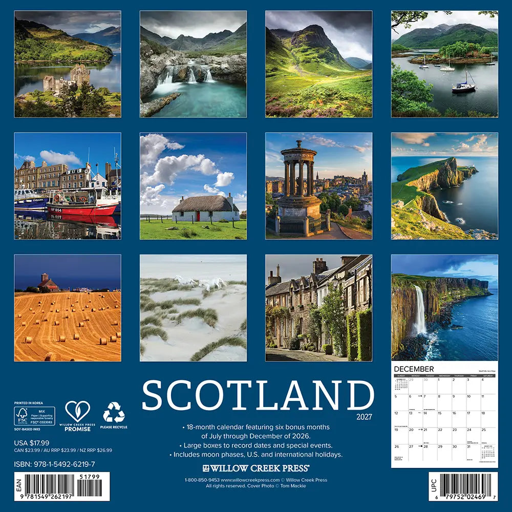 
                  
                    Scotland 2027 Calendar
                  
                