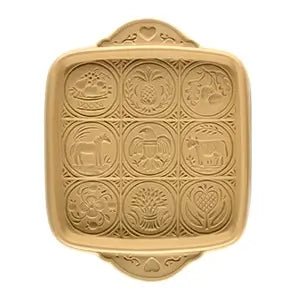 American Butter Art Ceramic Shortbread Pan
