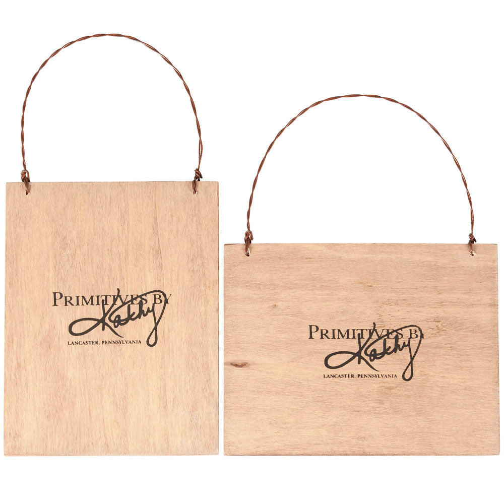 
                  
                    Set of Two Cow Hanging Ornaments - Wooden
                  
                