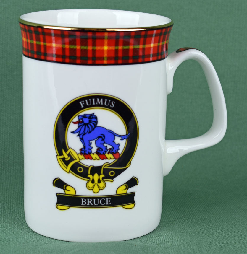 Bruce Clan Mug - 8 oz bone china