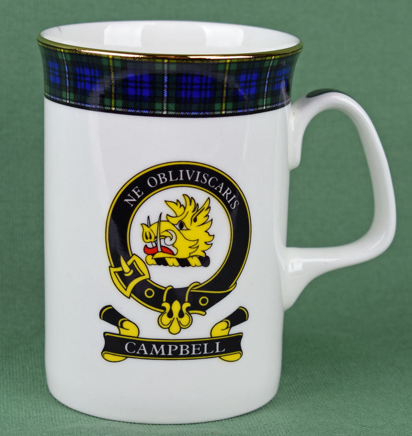 Campbell Clan Mug - 8 oz bone china