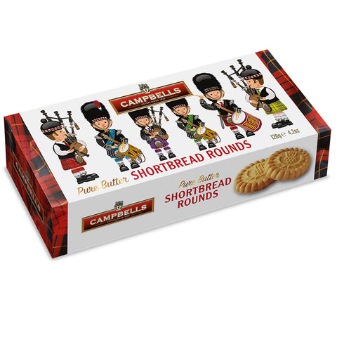 Campbells Shortbread Rounds - Piper Box - 4.2 oz.