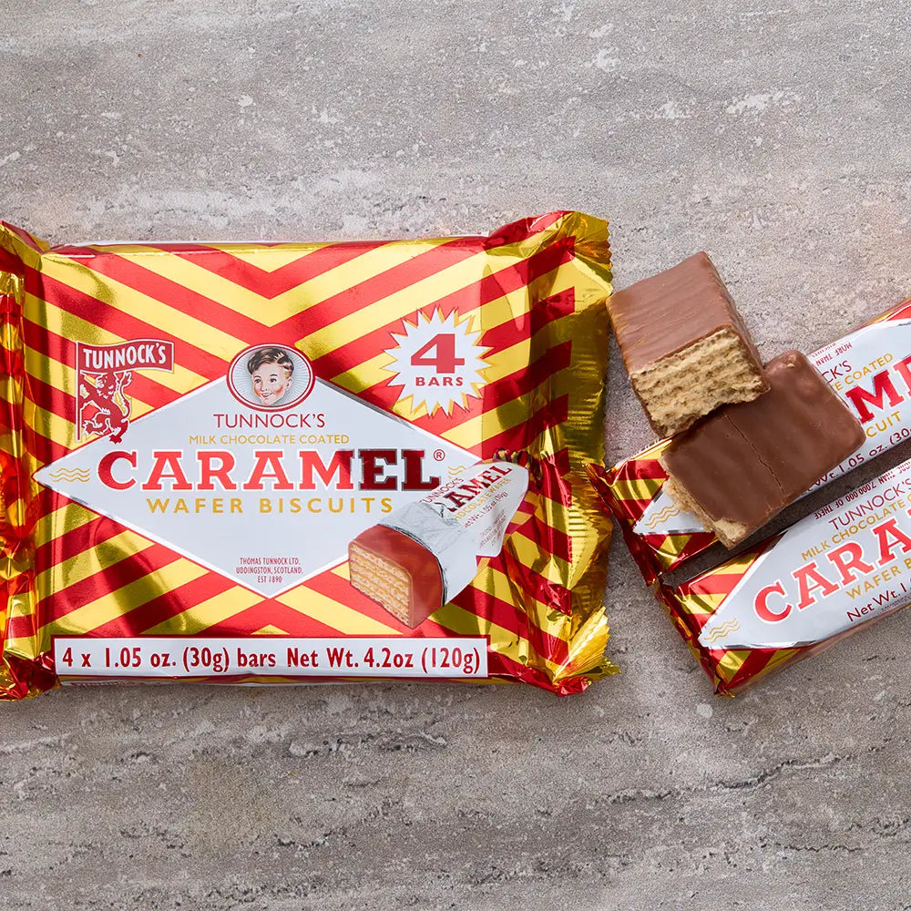 
                  
                    Tunnock's Caramel Wafers - pack of four
                  
                