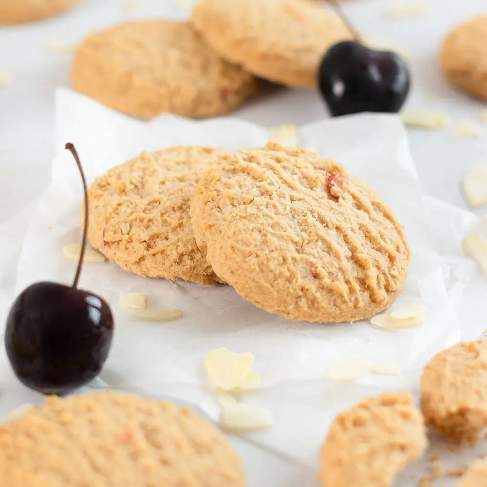 
                  
                    Cherry Bakewell Biscuits
                  
                