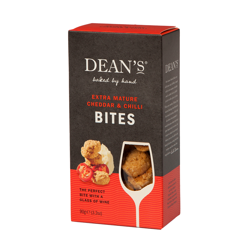 Dean's Extra Mature Cheddar Bites with Chili