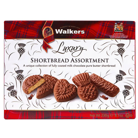 Assorted Chocolate Coated Shortbread from Walker's 8.1 oz.