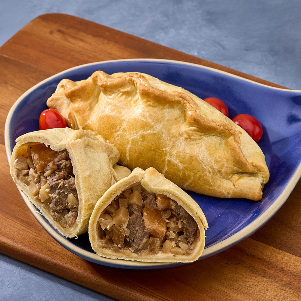 Cornish Pasty - chopped beef and onions in pastry - 7 oz.