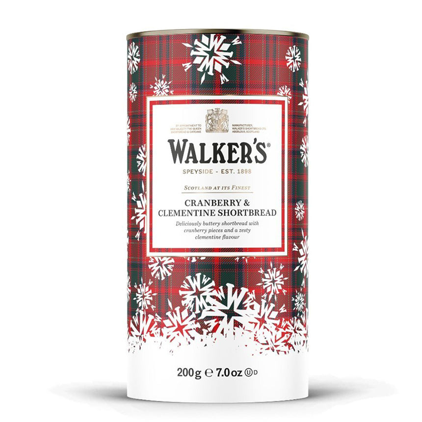 Walker's Cranberry & Clementine Shortbread Cookies