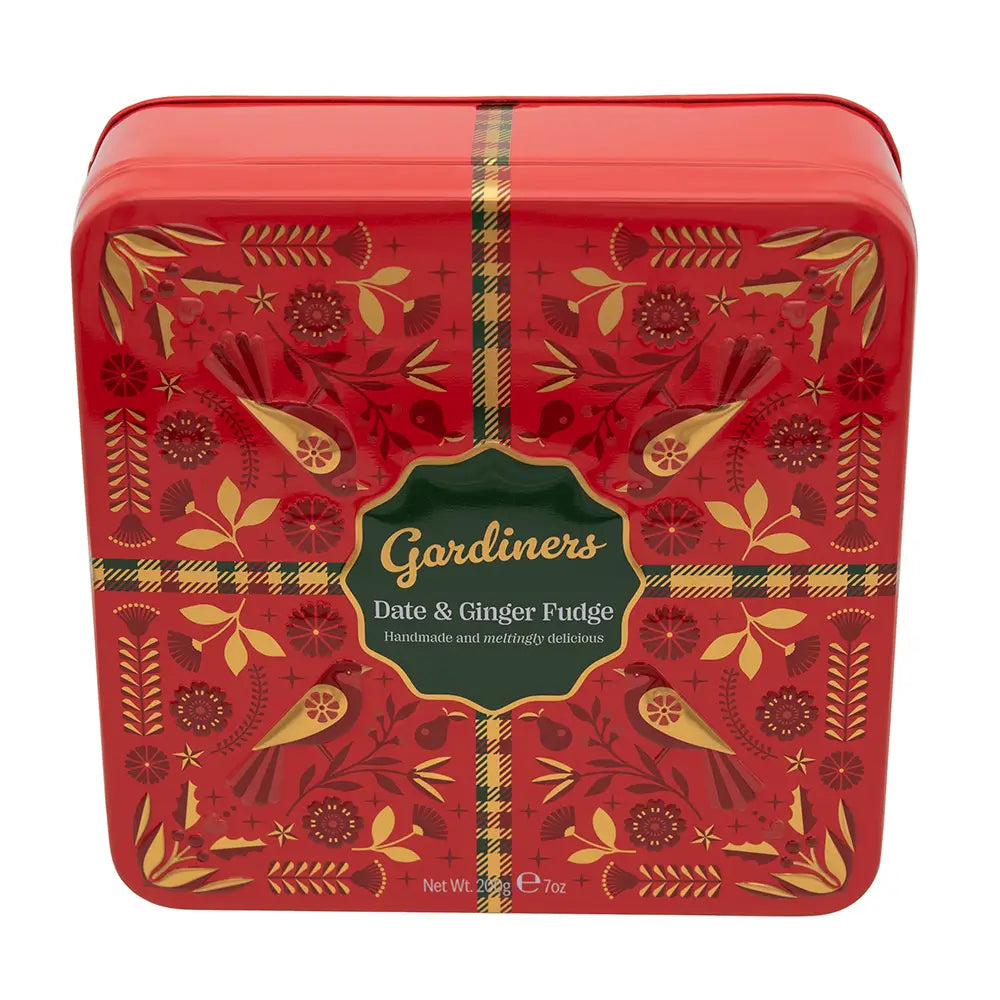 
                  
                    Date & Ginger Fudge Tin from Gardiners of Scotland
                  
                