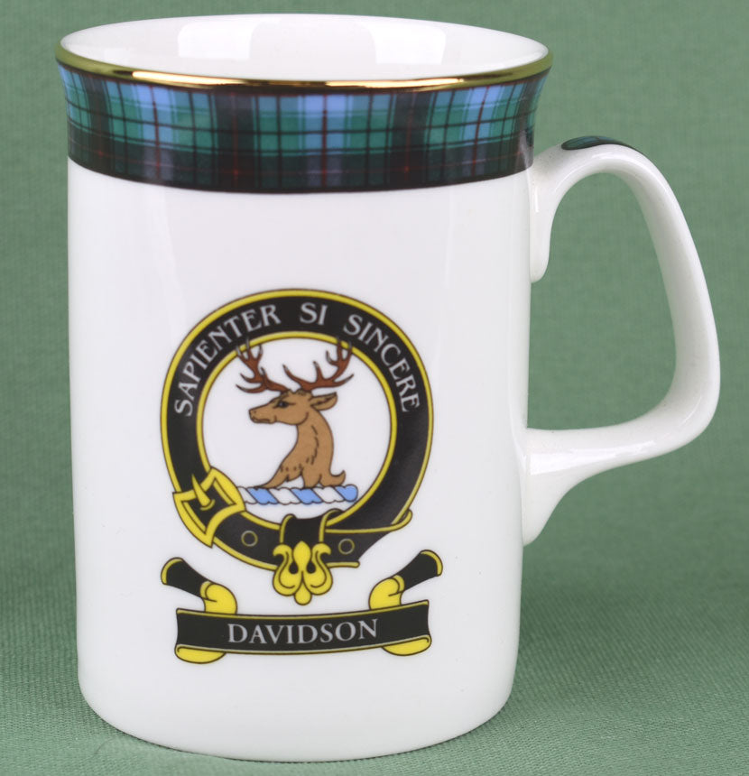 Davidson Clan Mug - 8 oz bone china