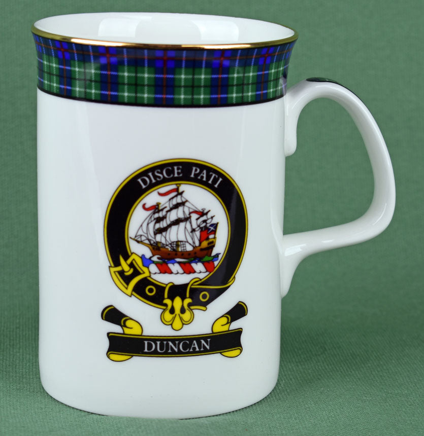 Duncan Clan Mug - 8 oz bone china