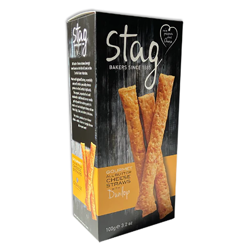 Dunlop Cheese Straws - 12 per box