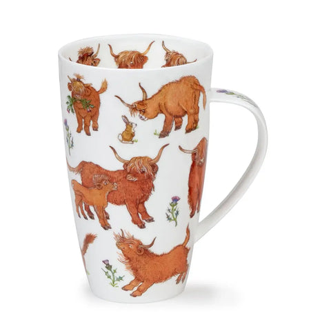 Heelan Coo Mug - Henley Shape from Dunoon