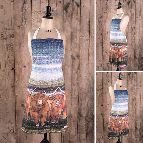 Highland Cows Apron from Emma Ball