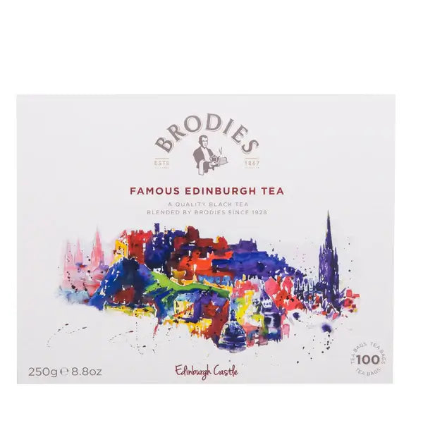 Brodies Famous Edinburgh Tea Box - 100 Teabags