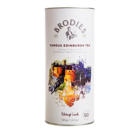 Brodies Famous Edinburgh Tea Drum - 50 Teabags