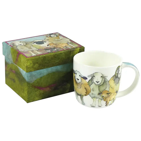 Felted Sheep Mug in Box from Emma Ball