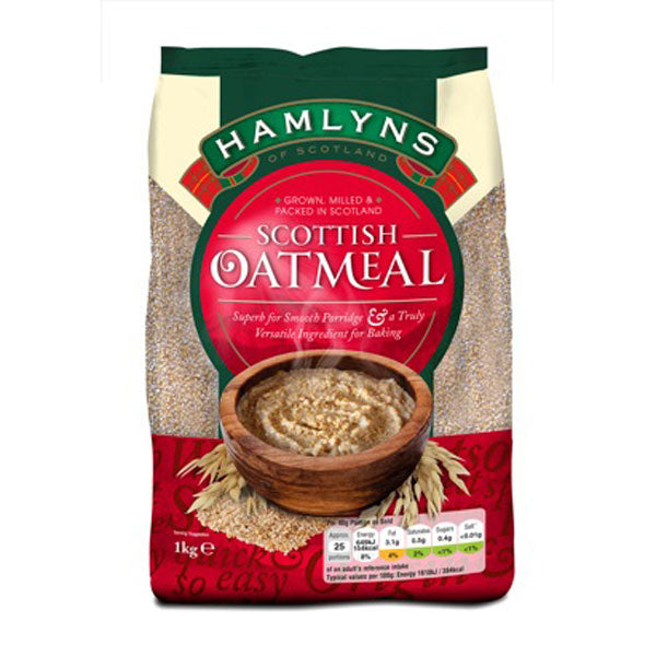 Hamlyn's Scottish fine cut Oatmeal for sale in USA |Scottish Gourmet USA