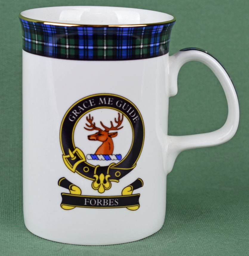 Forbes Clan Mug - 8 oz bone china