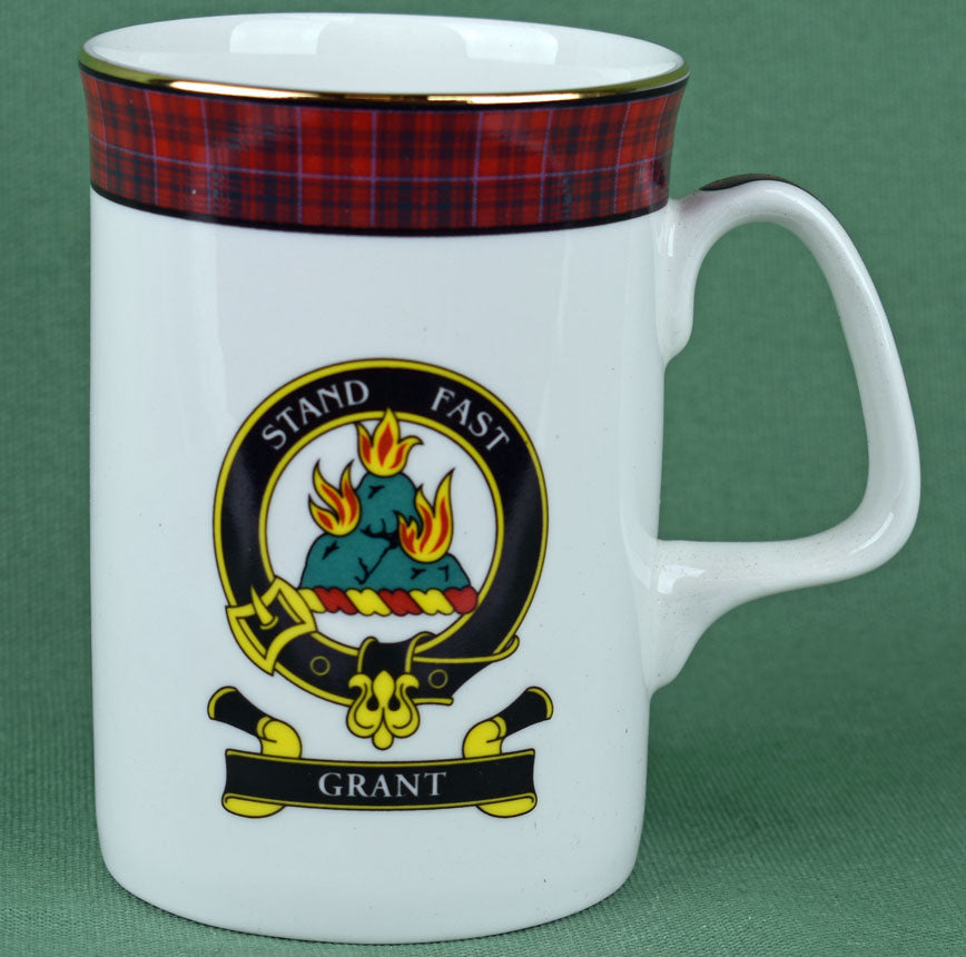 Grant Clan Mug - 8 oz bone china