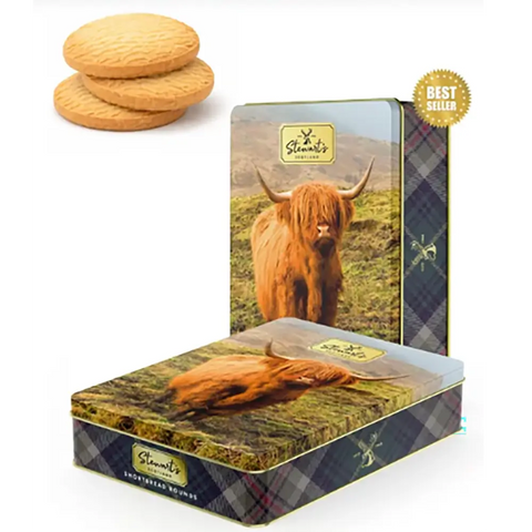Stewarts Highland Cow Shortbread Tin - 5.3 oz.