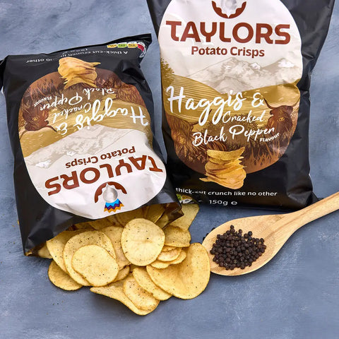 Haggis & Black Pepper Flavored Potato Crisps