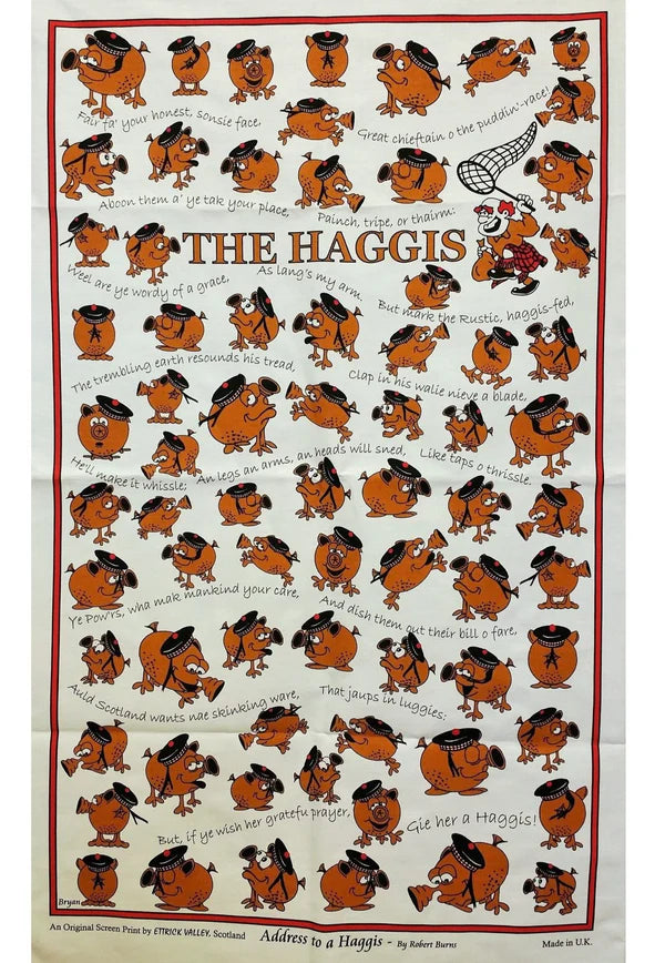 Haggis Hunt Teatowel