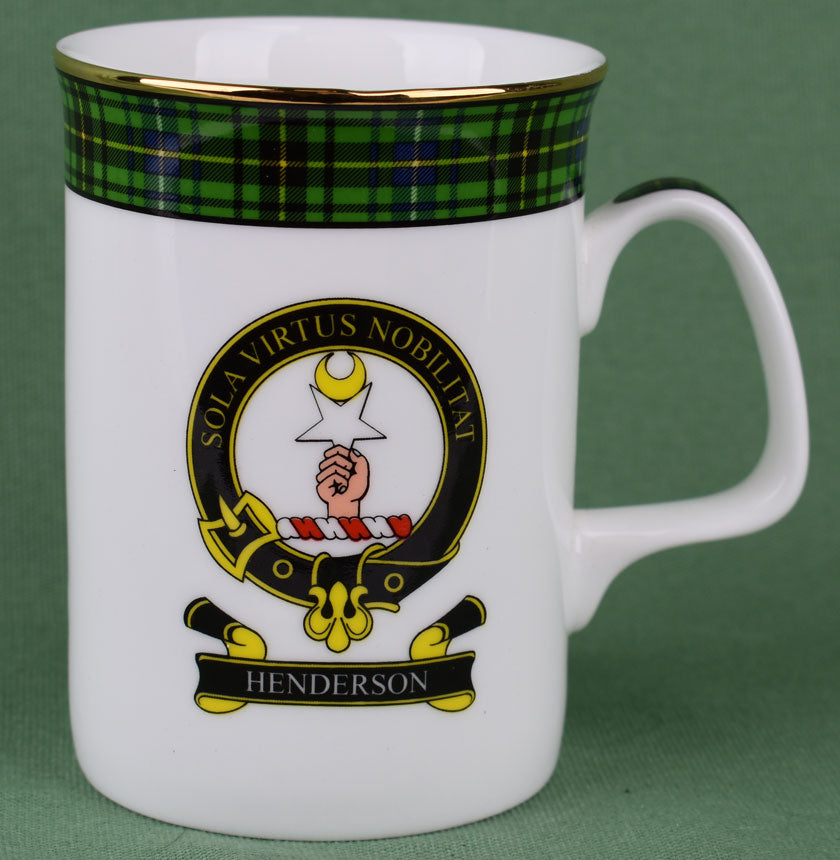 Henderson Clan Mug - 8 oz bone china