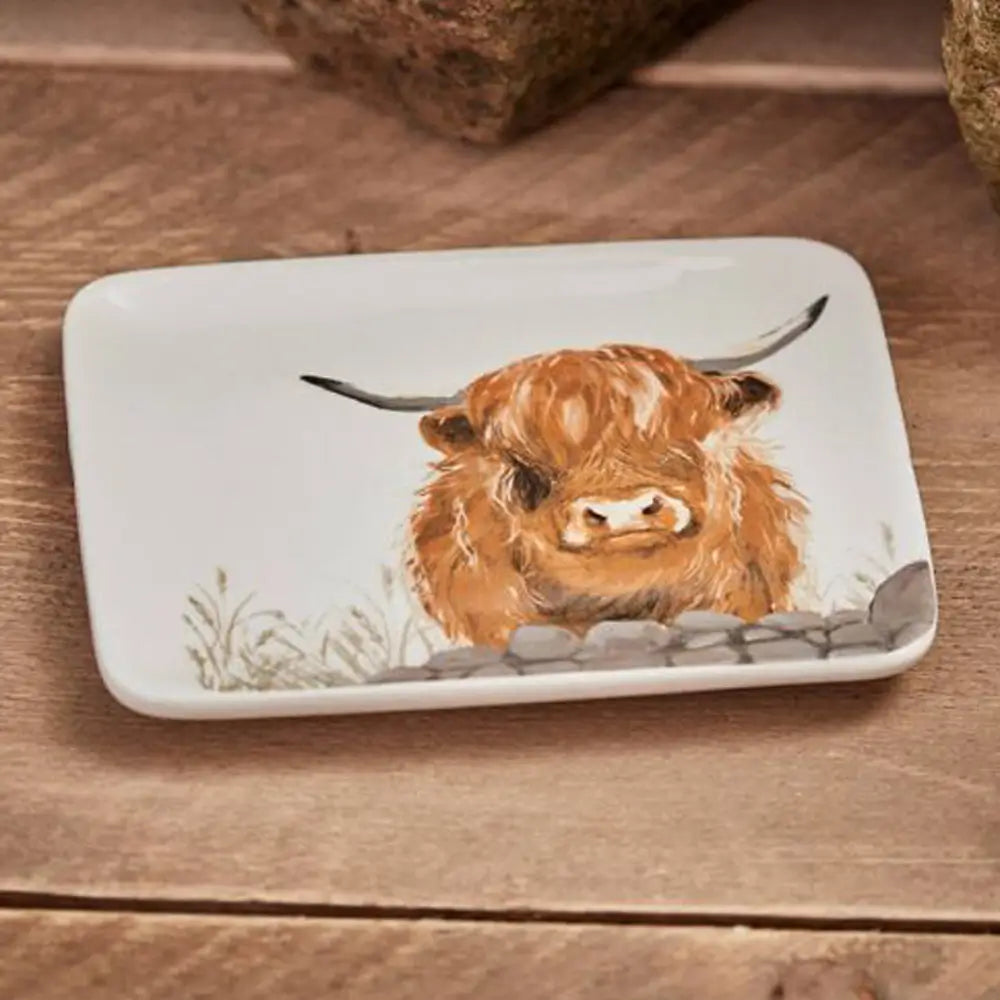 Highland Cow Trinket Dish