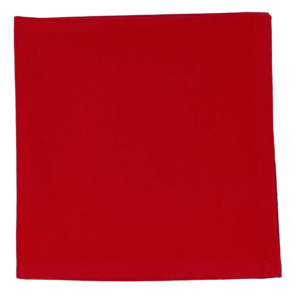 Holly Berry Slub 20x20 Cotton Napkin