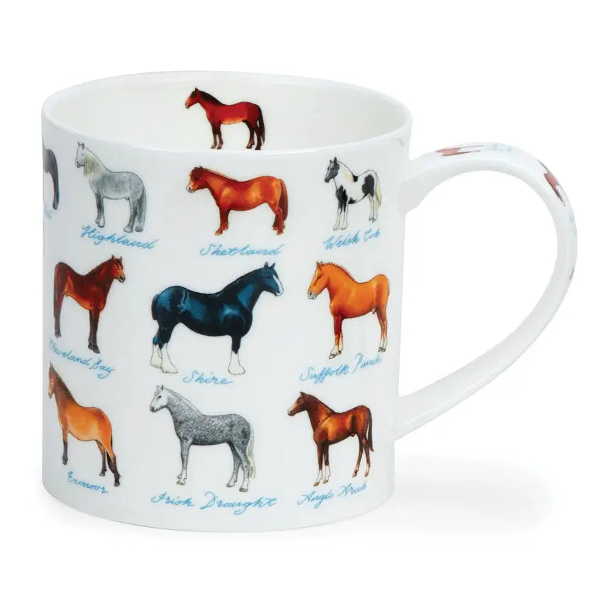 So Many Horses Mug 11.8 oz. from Dunoon