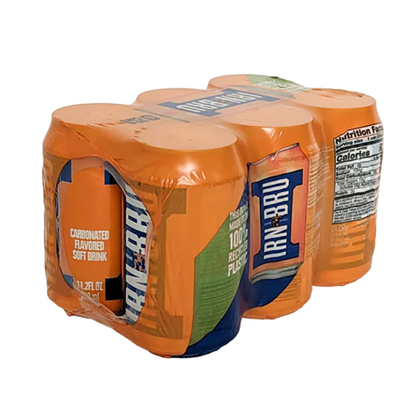 Six Pack of IRN BRU Cans 