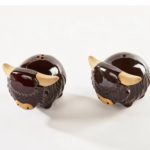 Highland Cow Salt & Pepper