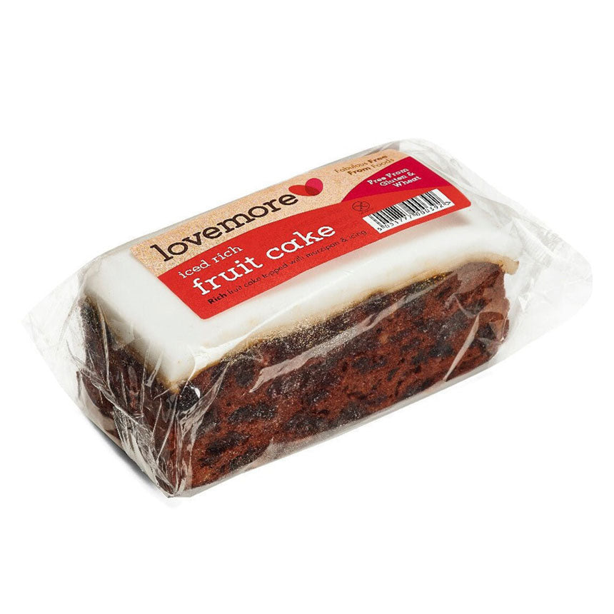 Lovemore Iced Fruit Cake - Gluten Free