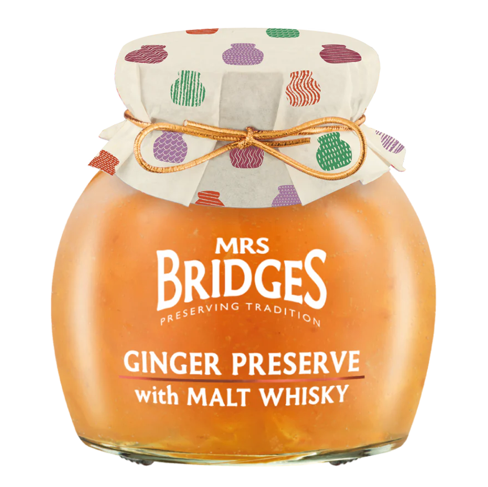 Mrs. Bridges Ginger and Malt Whisky Preserves - 12oz