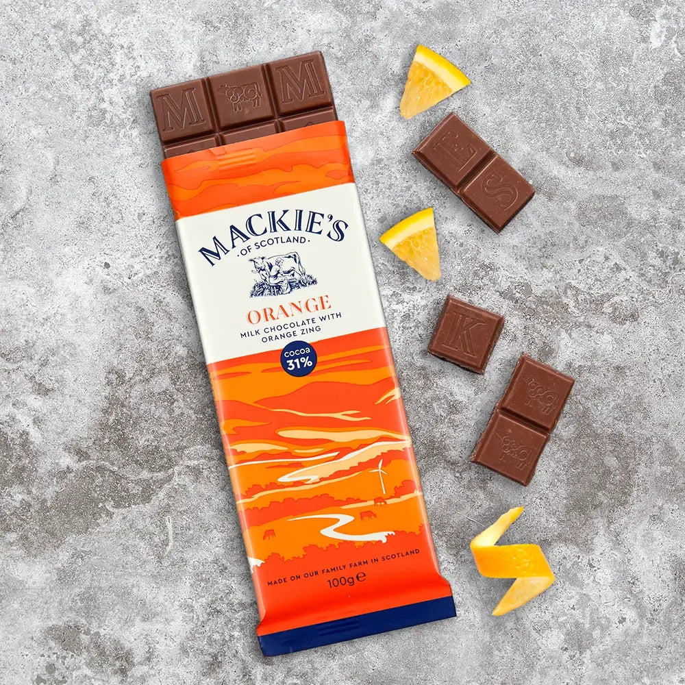 Mackie's Orange and Honeycomb Milk Chocolate Bar – Scottish