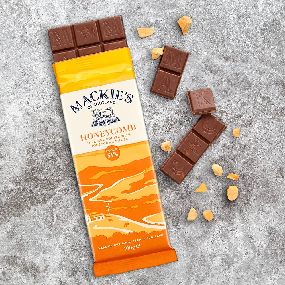 
                  
                    Mackie's Honeycomb Milk Chocolate bar 3.5 oz.
                  
                