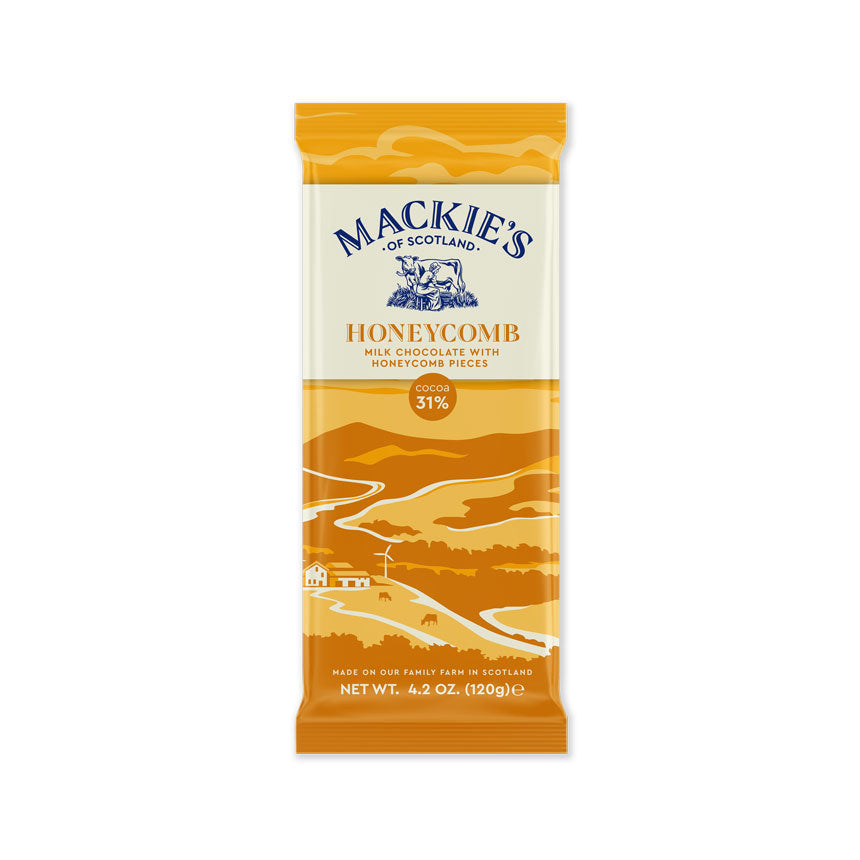 Mackie's Honeycomb Milk Chocolate bar 4.2 oz.