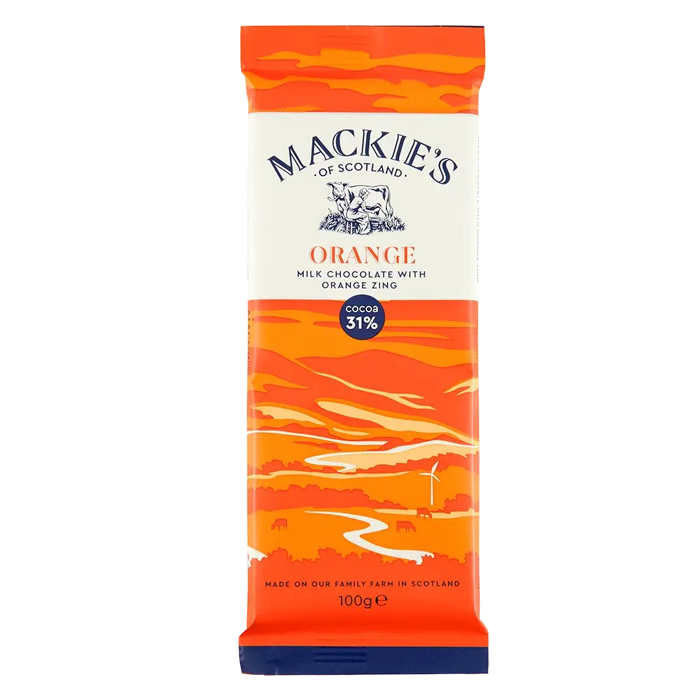 Mackie's Orange and Honeycomb Milk Chocolate Bar – Scottish