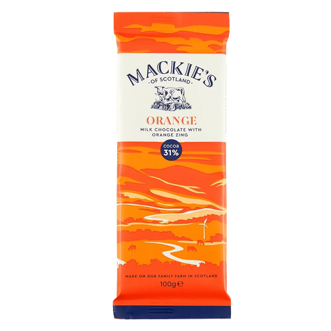 Mackie's Orange & Honeycomb Milk Chocolate bar 3.5 oz.
