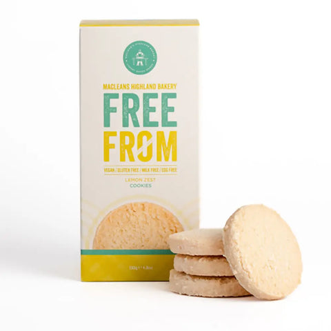 Free From Lemon Zest Cookies