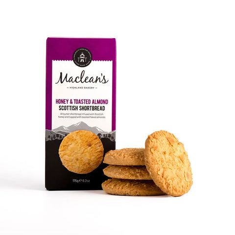 Honey and Toasted Almond Shortbread Rounds