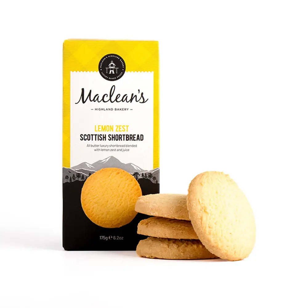 Lemon Zest Shortbread Rounds – Scottish Gourmet USA